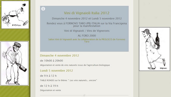Salon Vini Naturali di Vignaioli 2012 - Champagne Francis Boulard & Fille - Fornovo di Taro